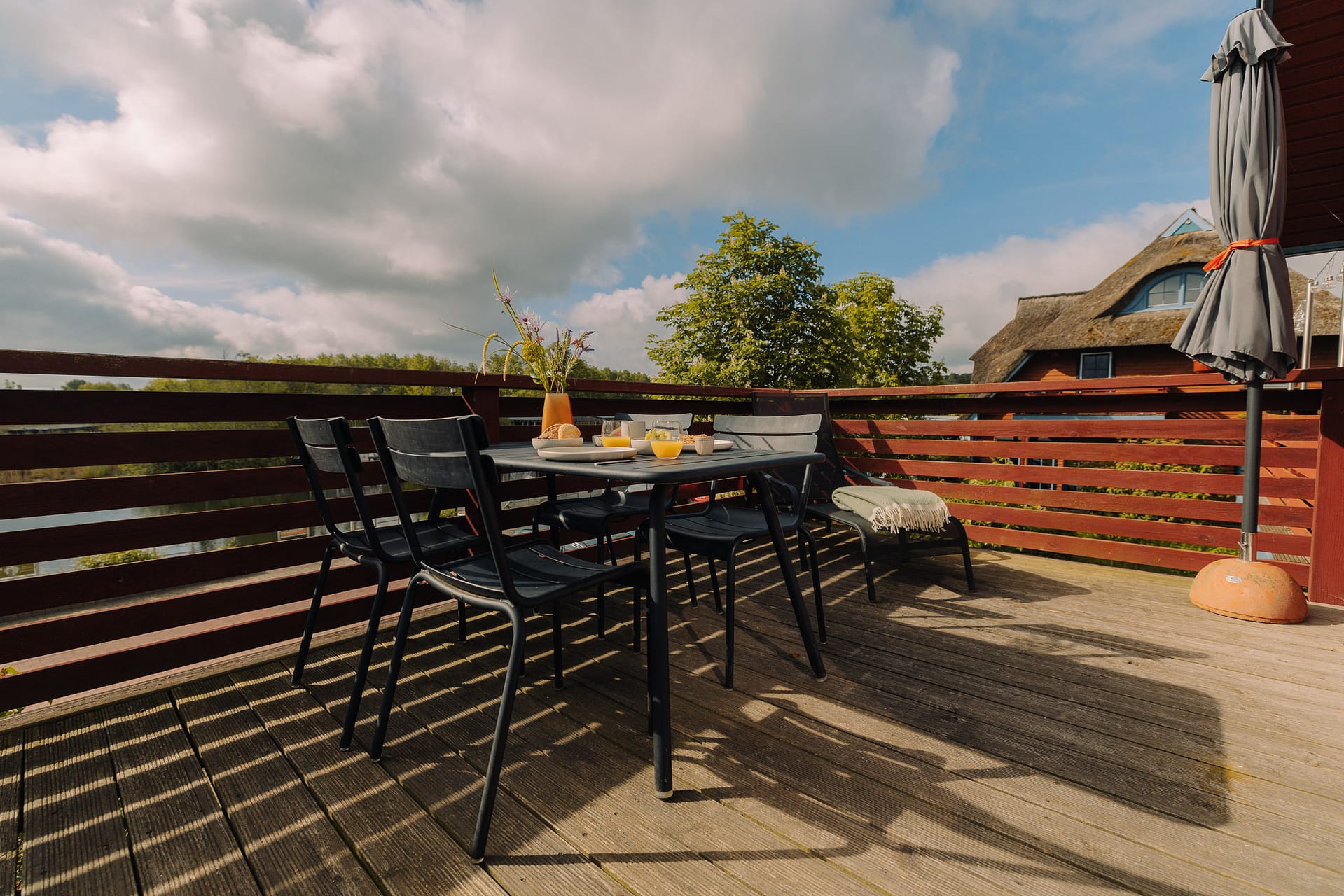 Auf der Terrasse